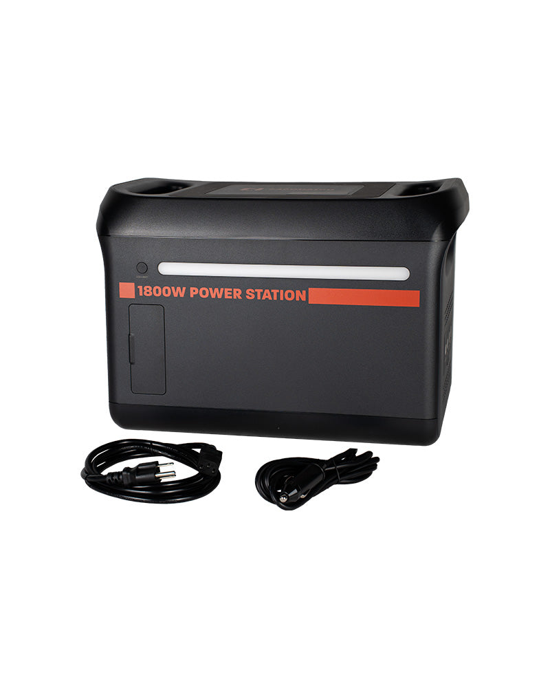 1800W portable power station with cords.