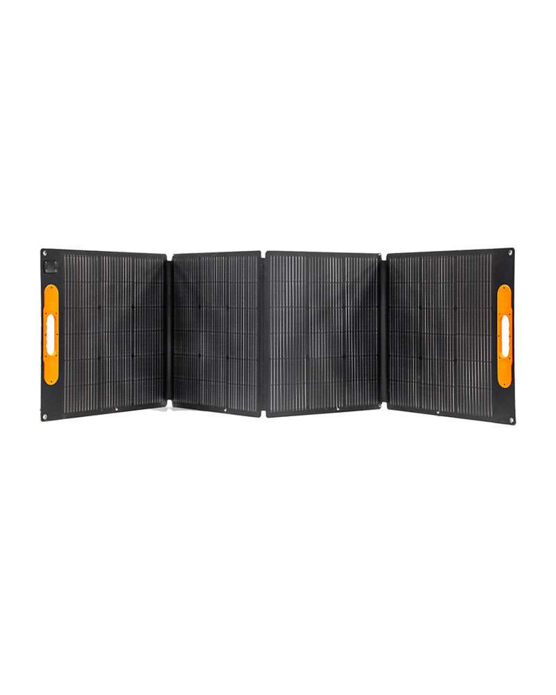 Front of foldable 200F solar panel.