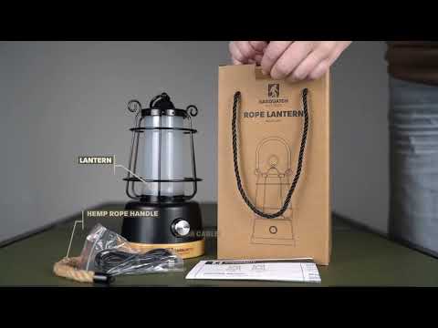 Sasquatch Rope Lantern: SAS-LAN