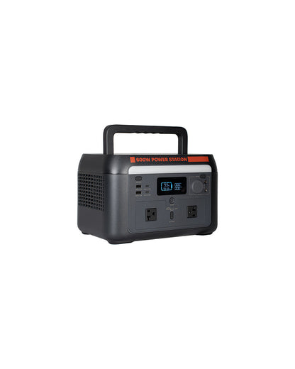 Front angle of 600W portable power station.