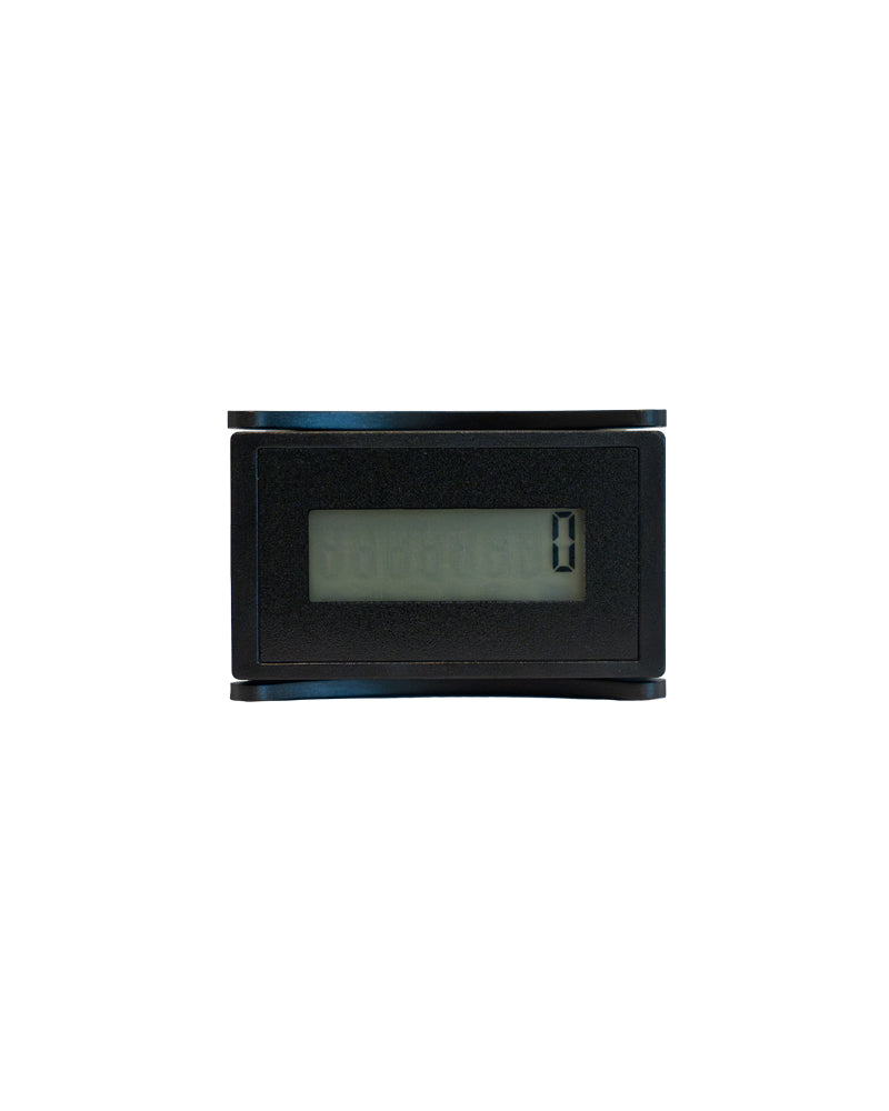 Front of Sasquatch Controls Counter with clip attached.