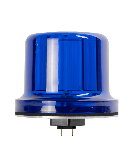 Large blue Sasquatch Controls Beacon Dome Light facing forward.