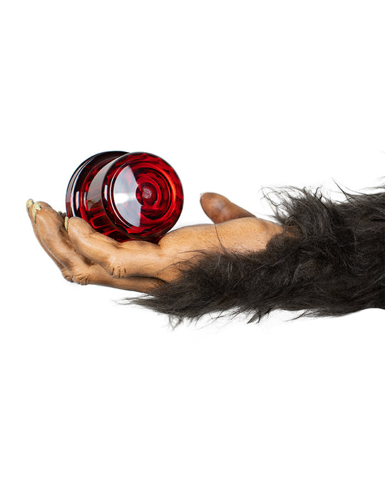 Sasquatch hand holding a DL-LG-RED.