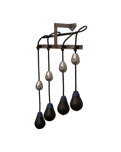 Angle of float bracket hanging four floats.