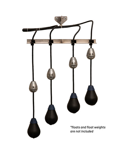 Float bracket hanging four floats.