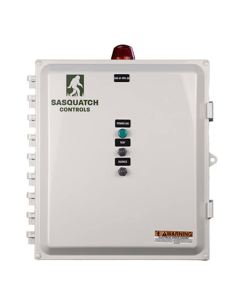 Single Phase Duplex Control Panel - Front View 