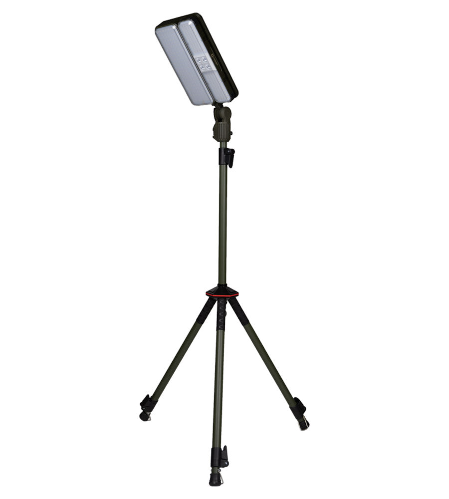 Side angle of standing Sasquatch Galaxy Tripod Light