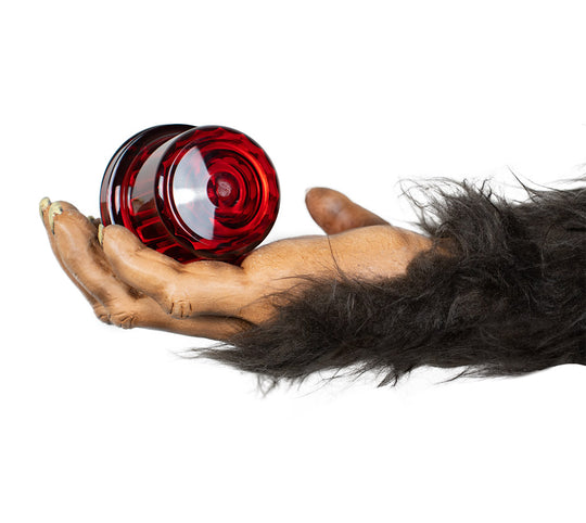 Sasquatch hand holding a red Sasquatch Large Beacon Dome Light