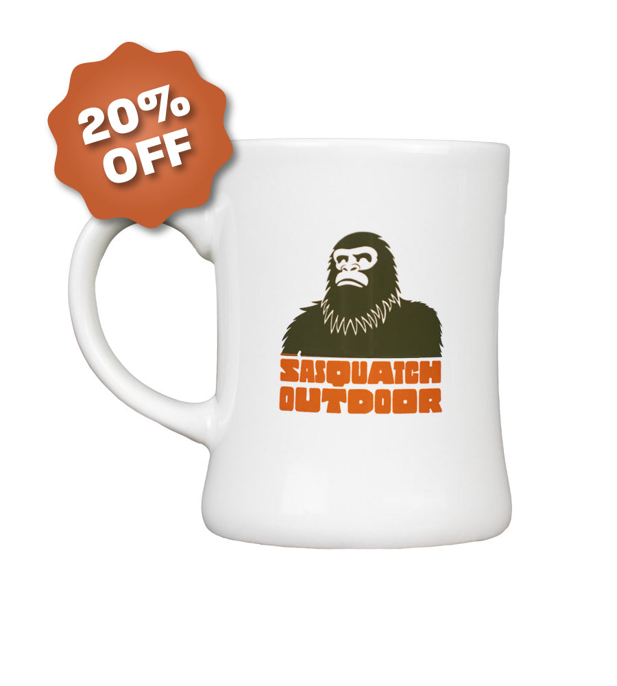 Sasquatch Outdoor Mug - Front, 20% Off