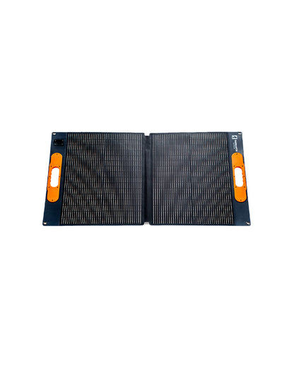 Front of foldable 100F solar panel.