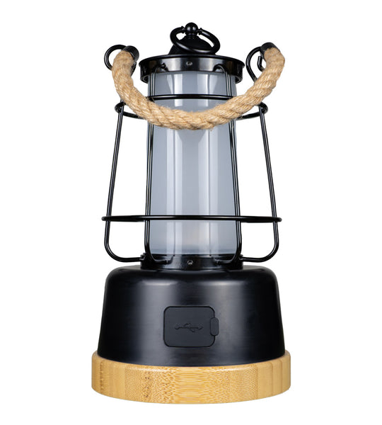 Back of Sasquatch Outdoor Rope Lantern off